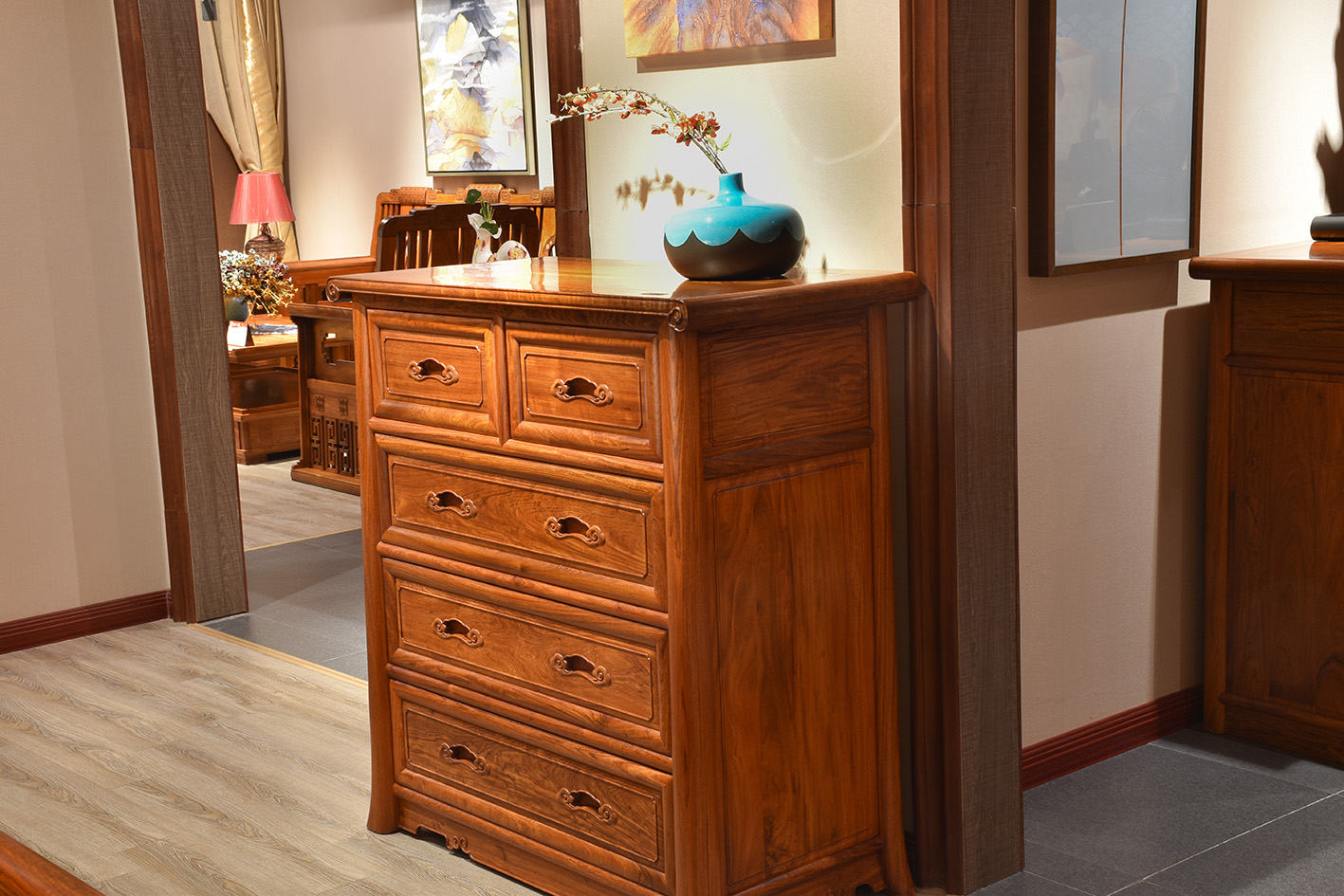 祥云系列-祥云系列五斗柜