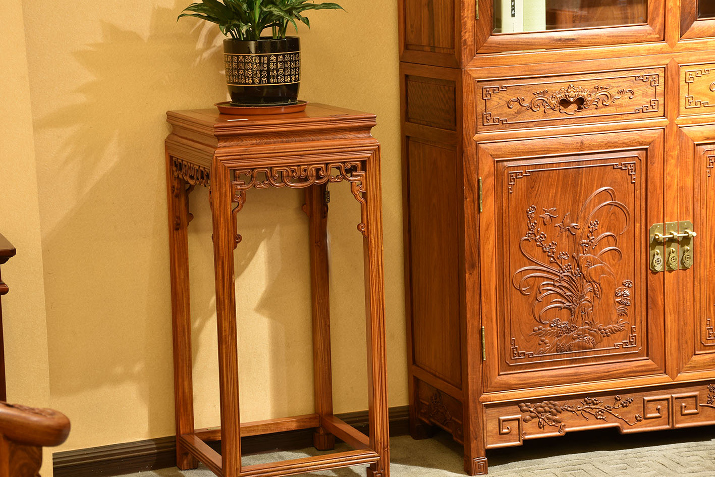 明式系列-明式高花几