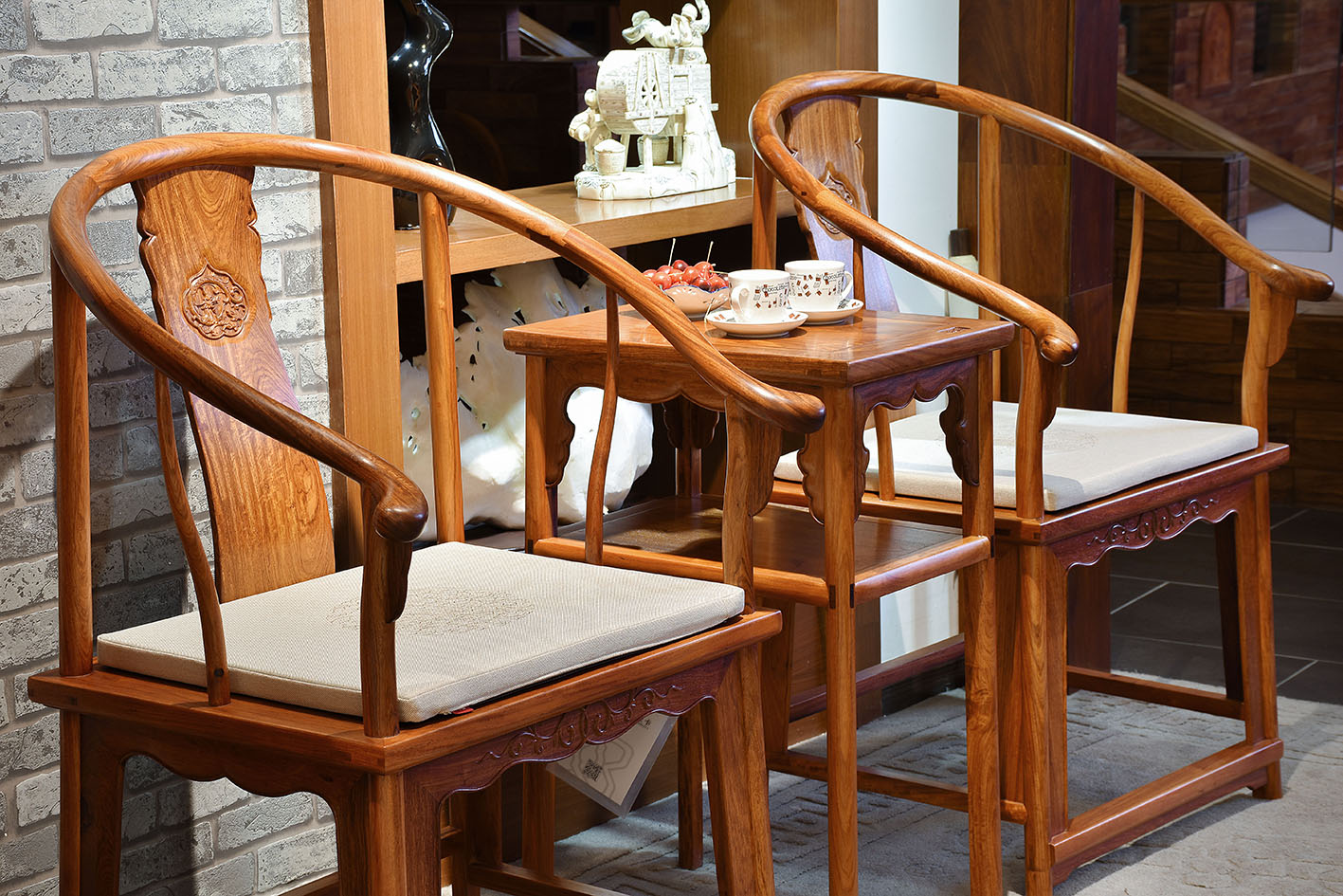 经典系列-素面圈椅组