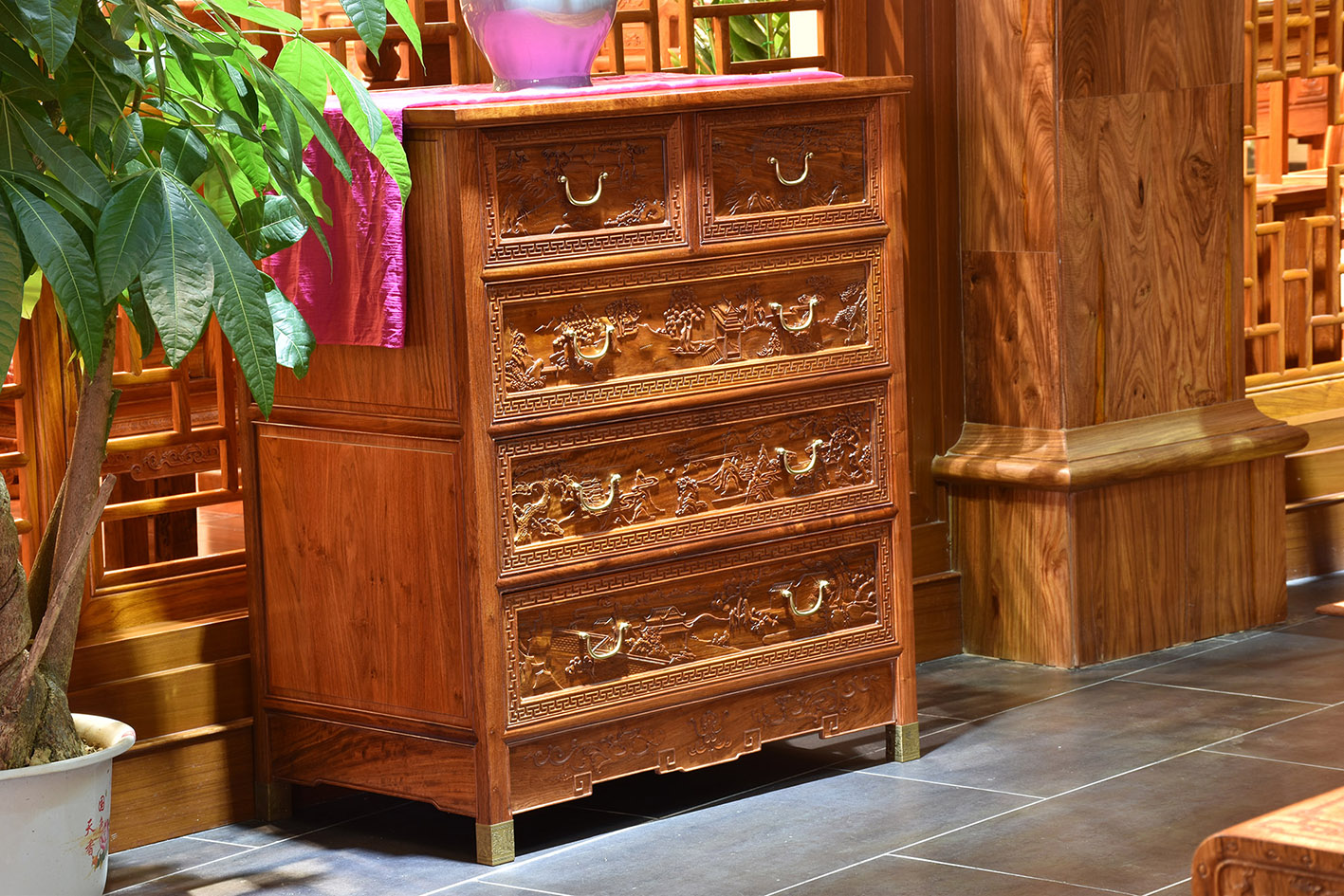 经典系列-亭苑五斗柜 