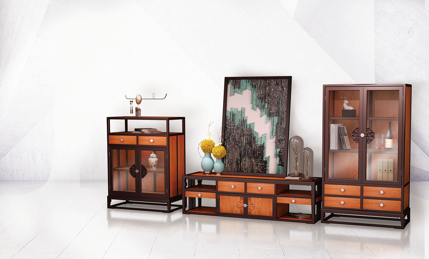 澜山系列-澜山客厅组合