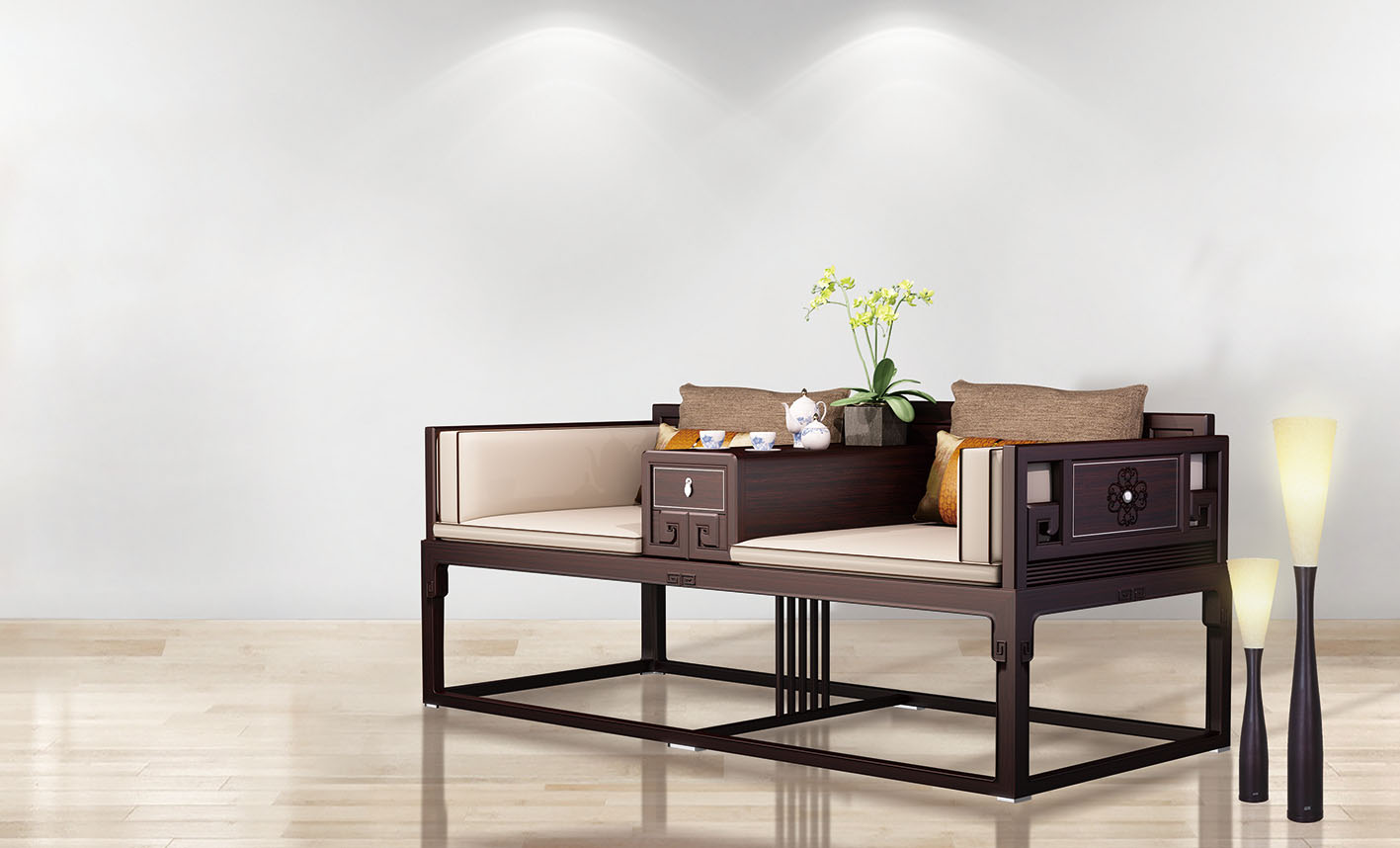 客厅罗汉床怎么搭配？看传统中式家具的搭配之美 - 知乎